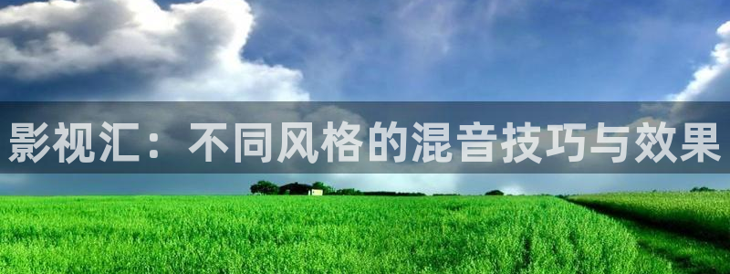 草莓视频羞：影视汇：不同风格的混音技巧与效果